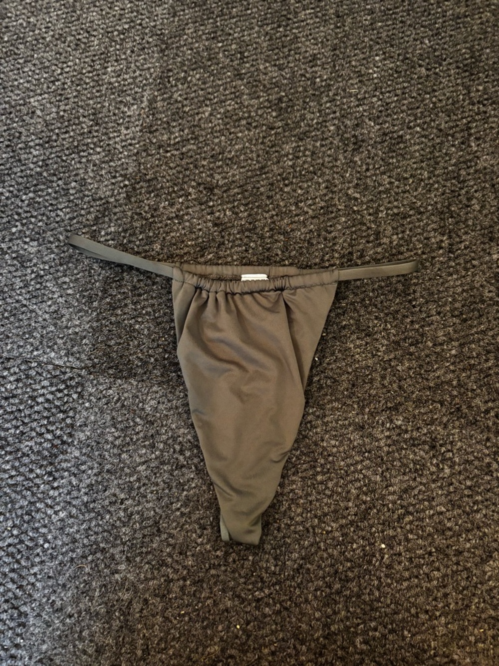 Tilly's Dark Green Minimal Thong Bikini Bottom